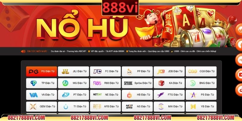 Nổ hũ 888VI trải nghiệm đỉnh cao, quay ổn định